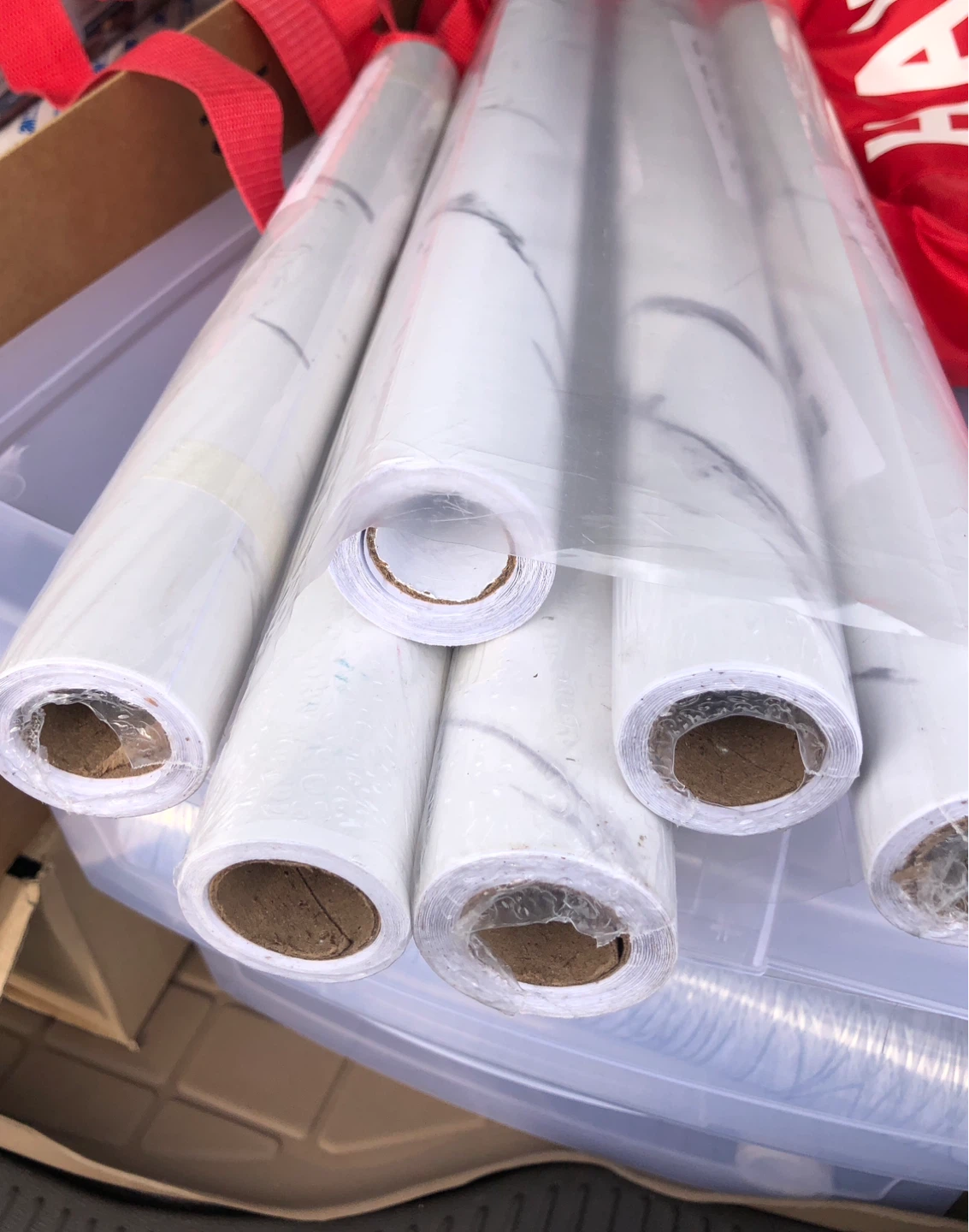 Marble /Granite Pattern Black or White Wallpaper Rolls - photo 3