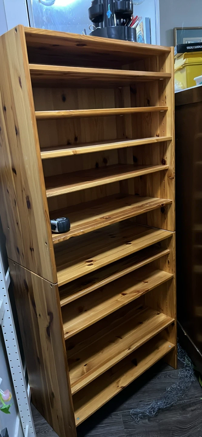 CAN DELIVER!!! Vintage IKEA modular shelving, solid pine