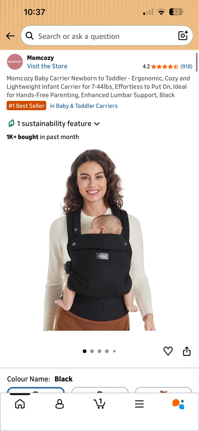 Momcozy Baby Carrier Newborn to Toddler