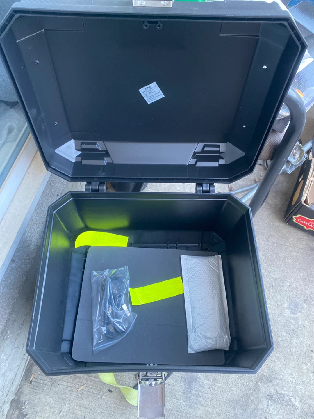 Motorcycle Tail Box Storage Trunk
