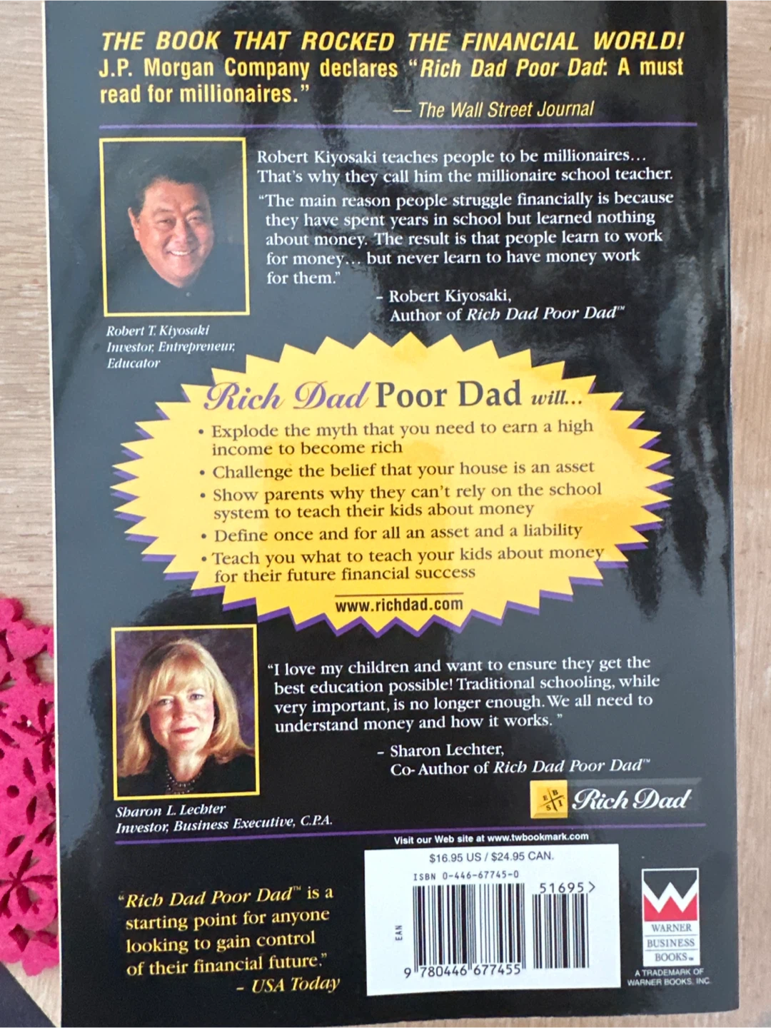 Rich Dad Poor Dad by Robert T. Kiyosaki & Sharon L. Lechter - photo 2