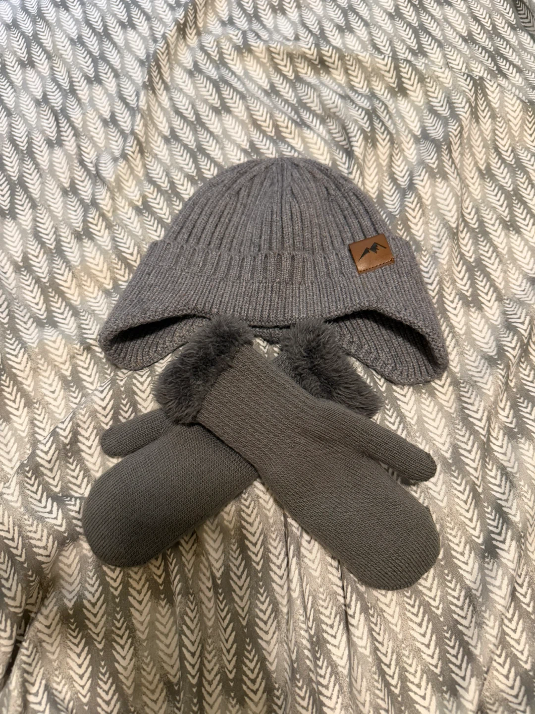 Knit Hat and Mitten both $5
