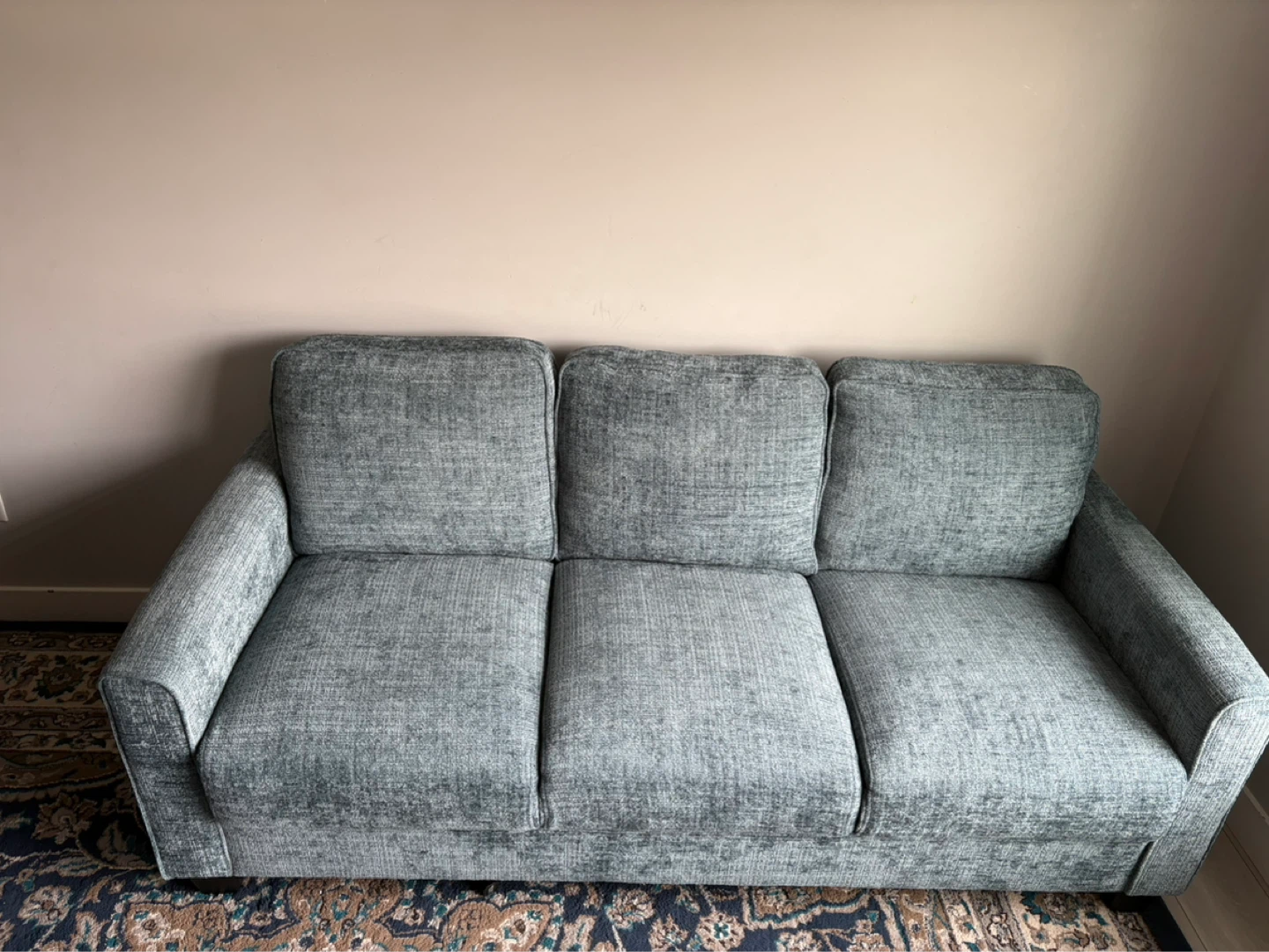 Teal Blue 3 and 2 Seater Sofa