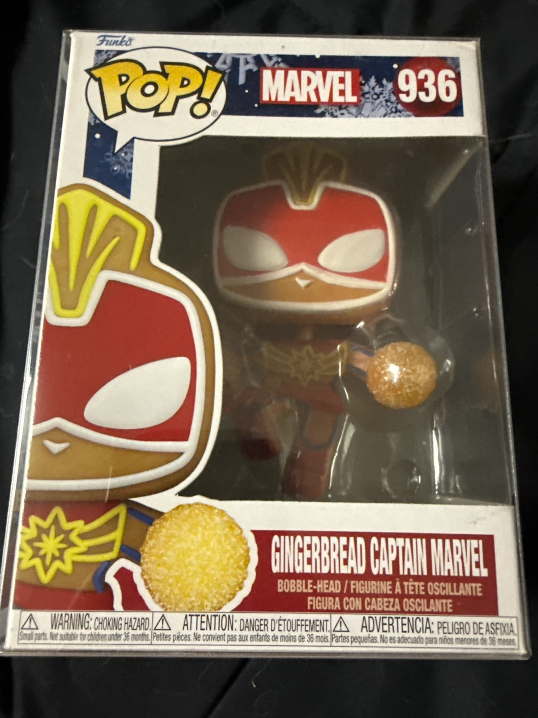 Funko Pop! Marvel Gingerbread Captain Marvel #936
