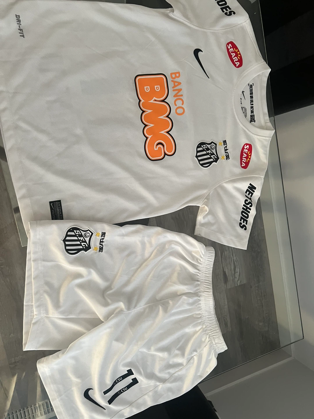 Nike Santos FC 2011 Neymar #11 Full Kit