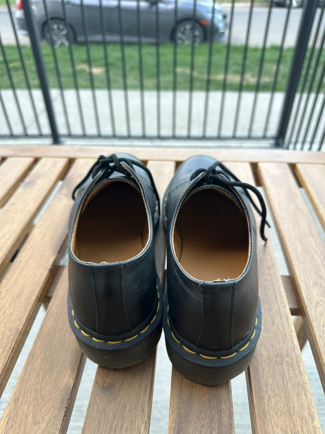 Dr. Martens 1461 Black Leather Oxford Shoes US Men's 10 - photo 3