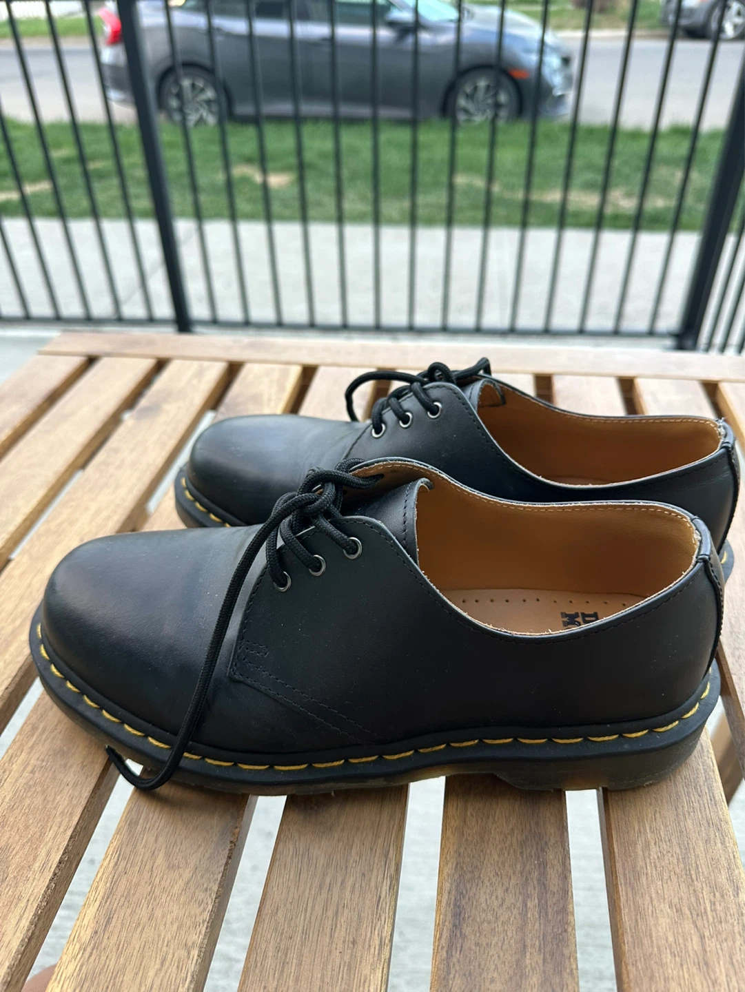 Dr. Martens 1461 Black Leather Oxford Shoes US Men's 10 - photo 4