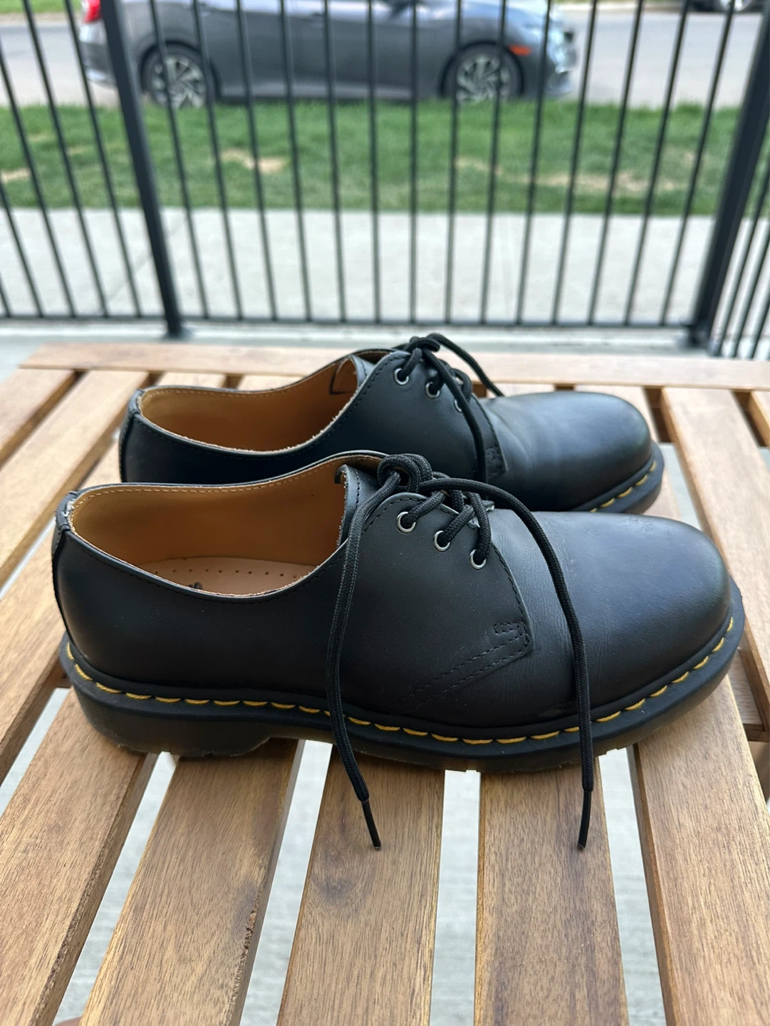 Dr. Martens 1461 Black Leather Oxford Shoes US Men's 10 - photo 2