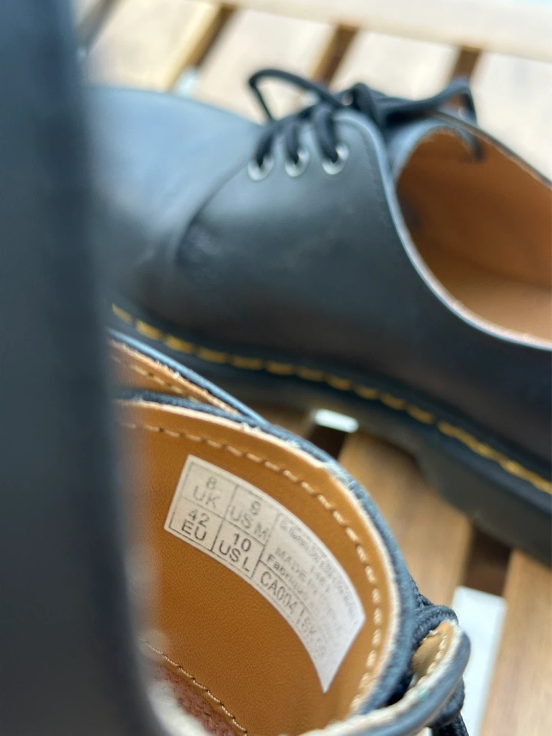 Dr. Martens 1461 Black Leather Oxford Shoes US Men's 10 - photo 5