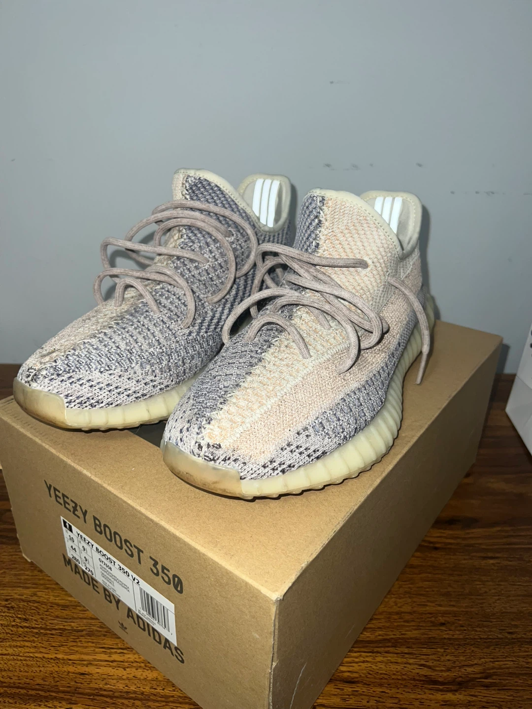 Adidas Yeezy Boost 350 V2 "Ash Pearl" Size 10 - photo 4