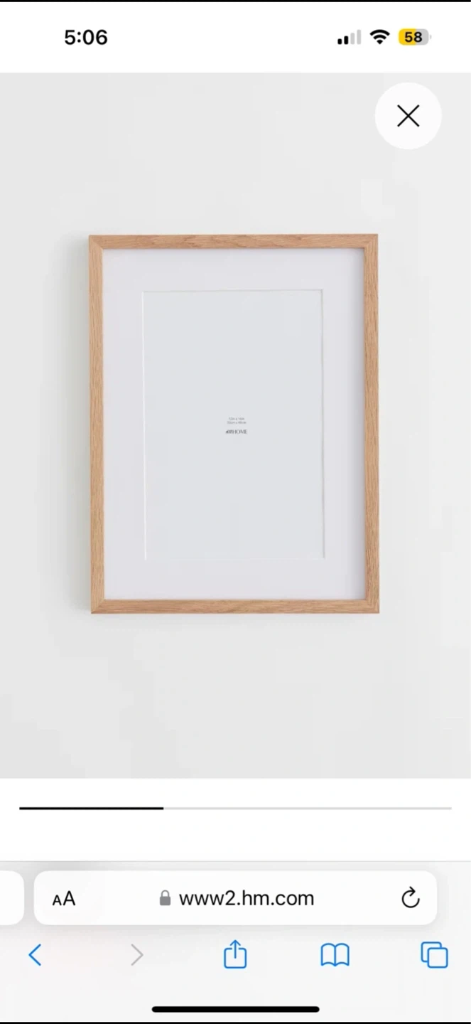Oak Picture Frame