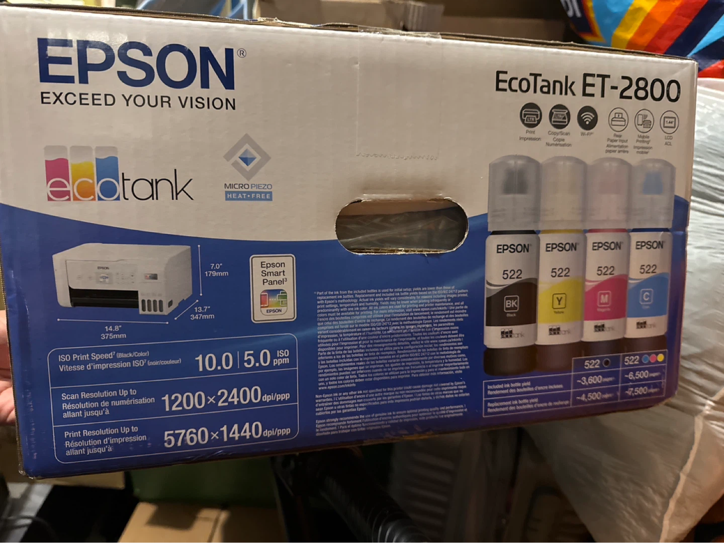 Epson EcoTank ET-2800 All-in-One Printer - photo 2