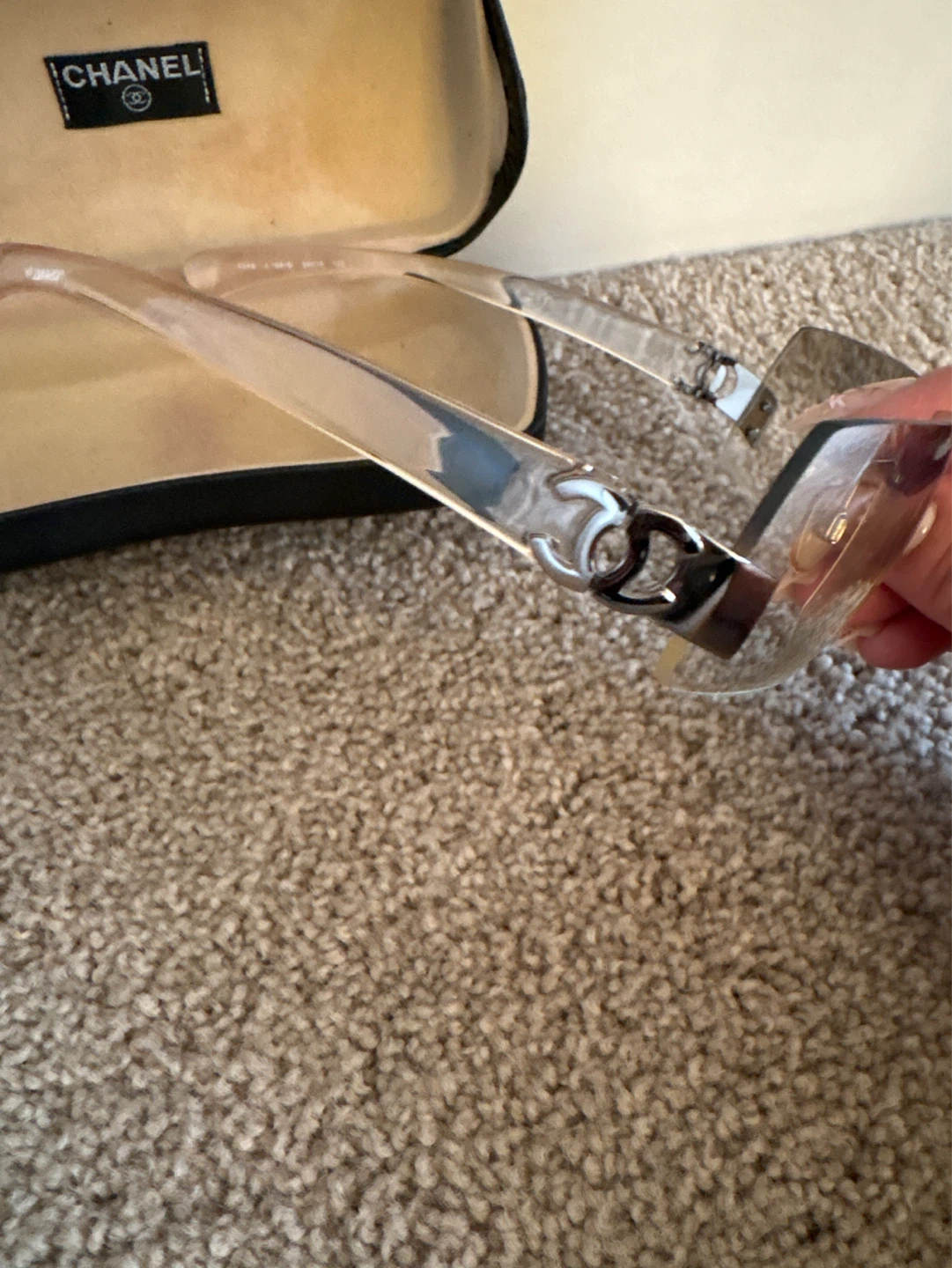 Chanel Rimless Sunglasses with Case - photo 2