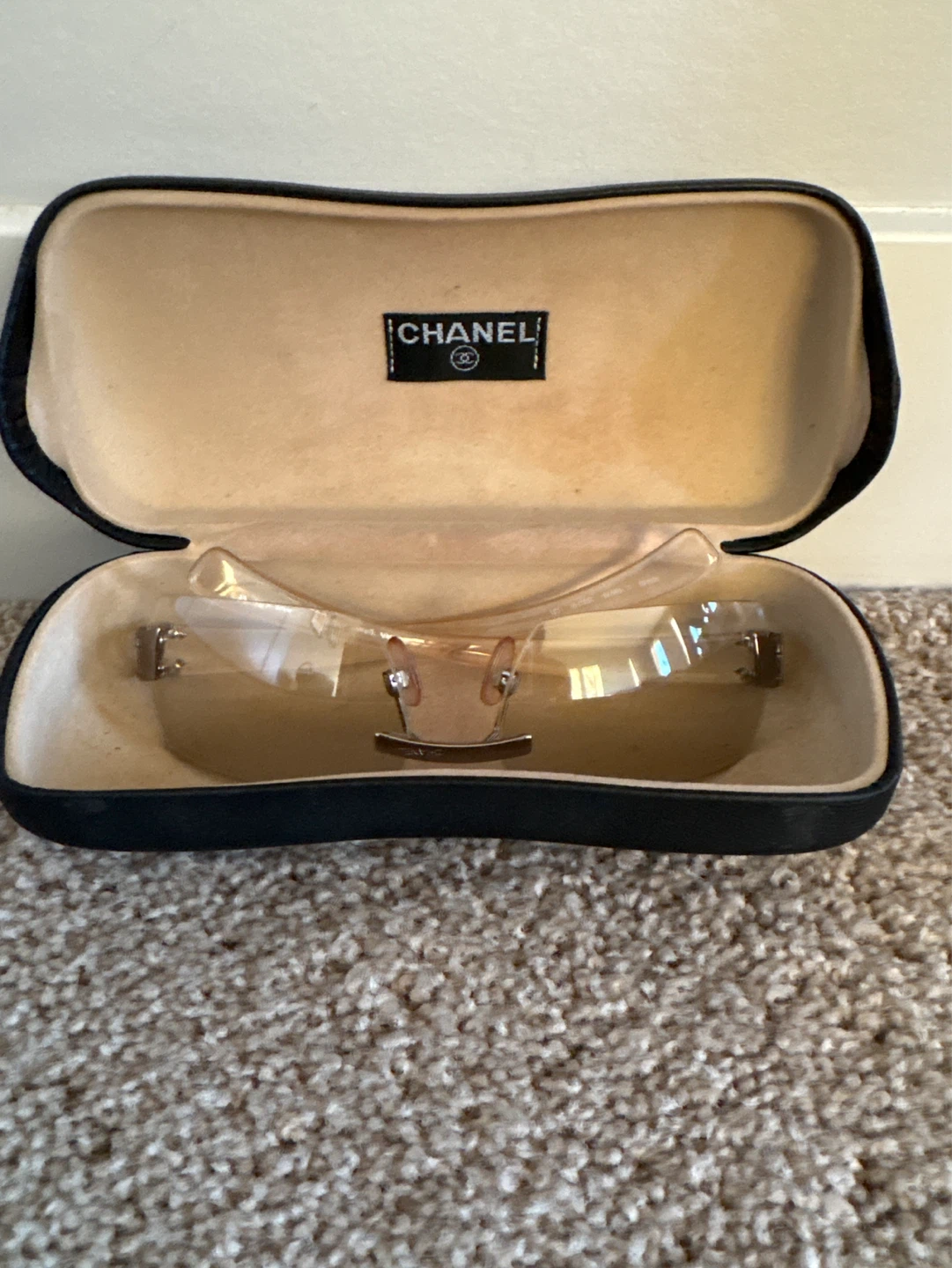 Chanel Rimless Sunglasses with Case