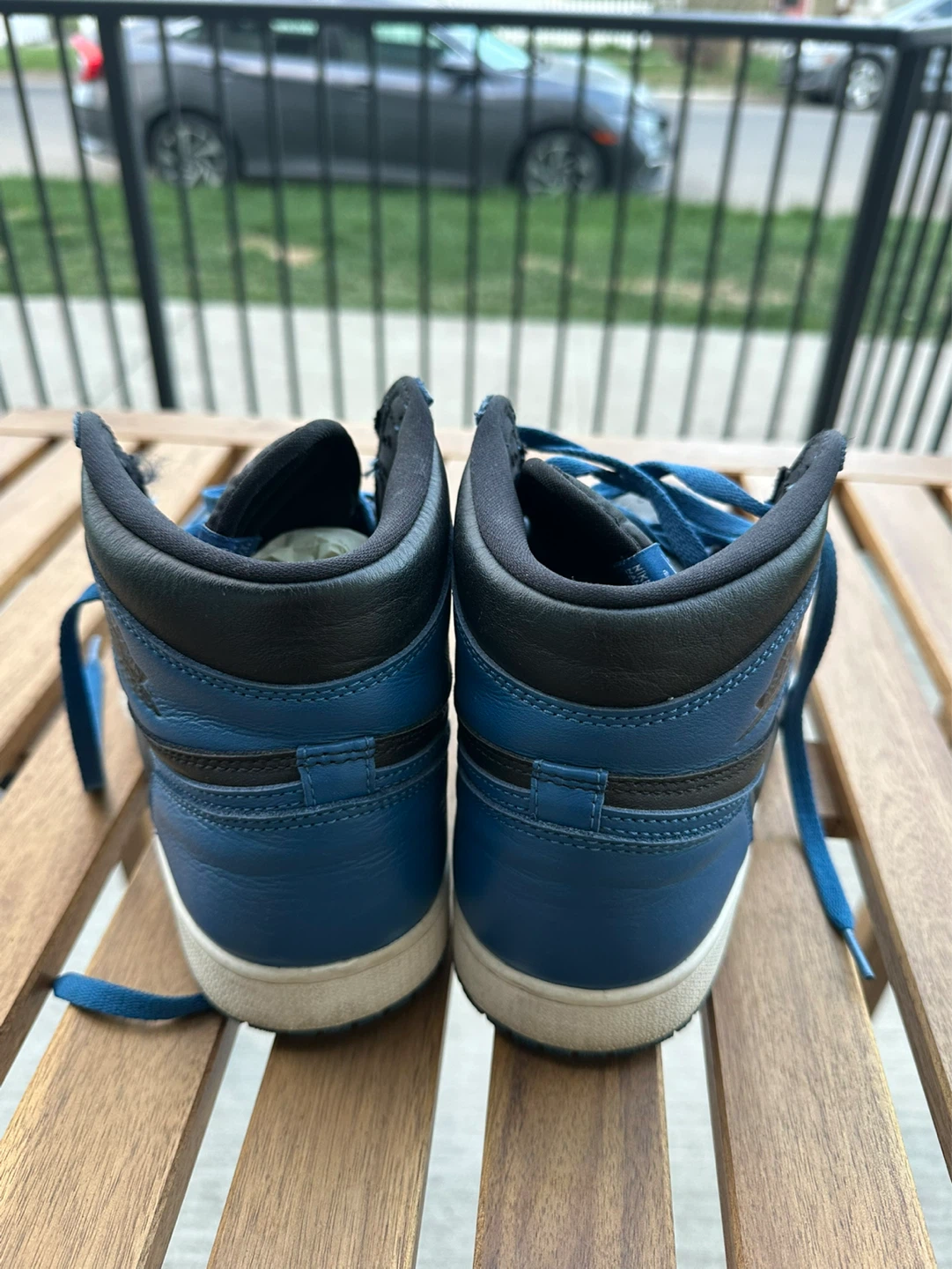 Air Jordan 1 Mid SE Blue Black Men's Size 10 - photo 3