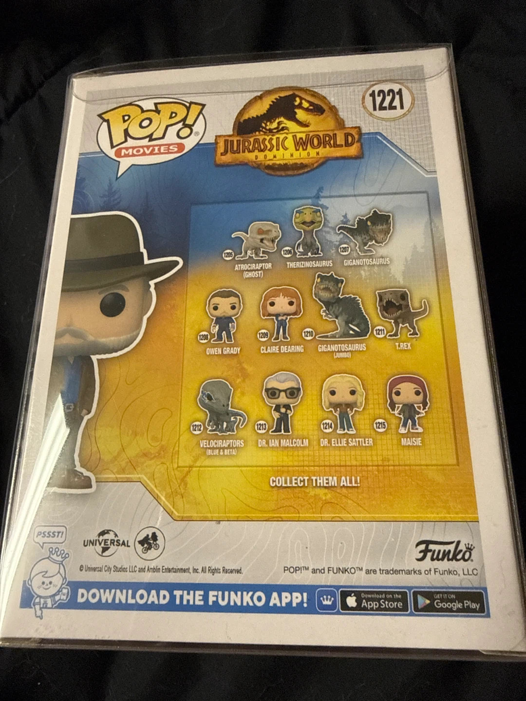 Funko Pop! Movies Dr. Alan Grant Vinyl Figure 1221 - photo 3