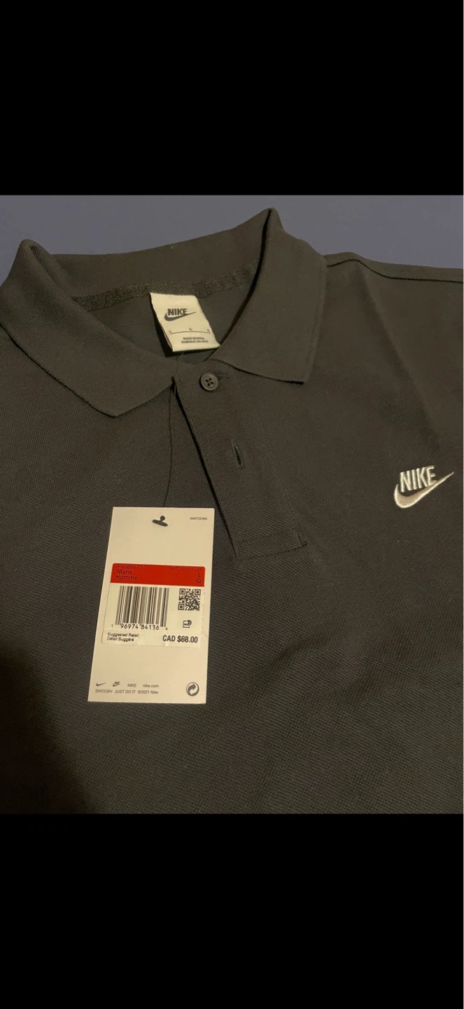 Nike Men's Polo Shirt - Black - photo 2