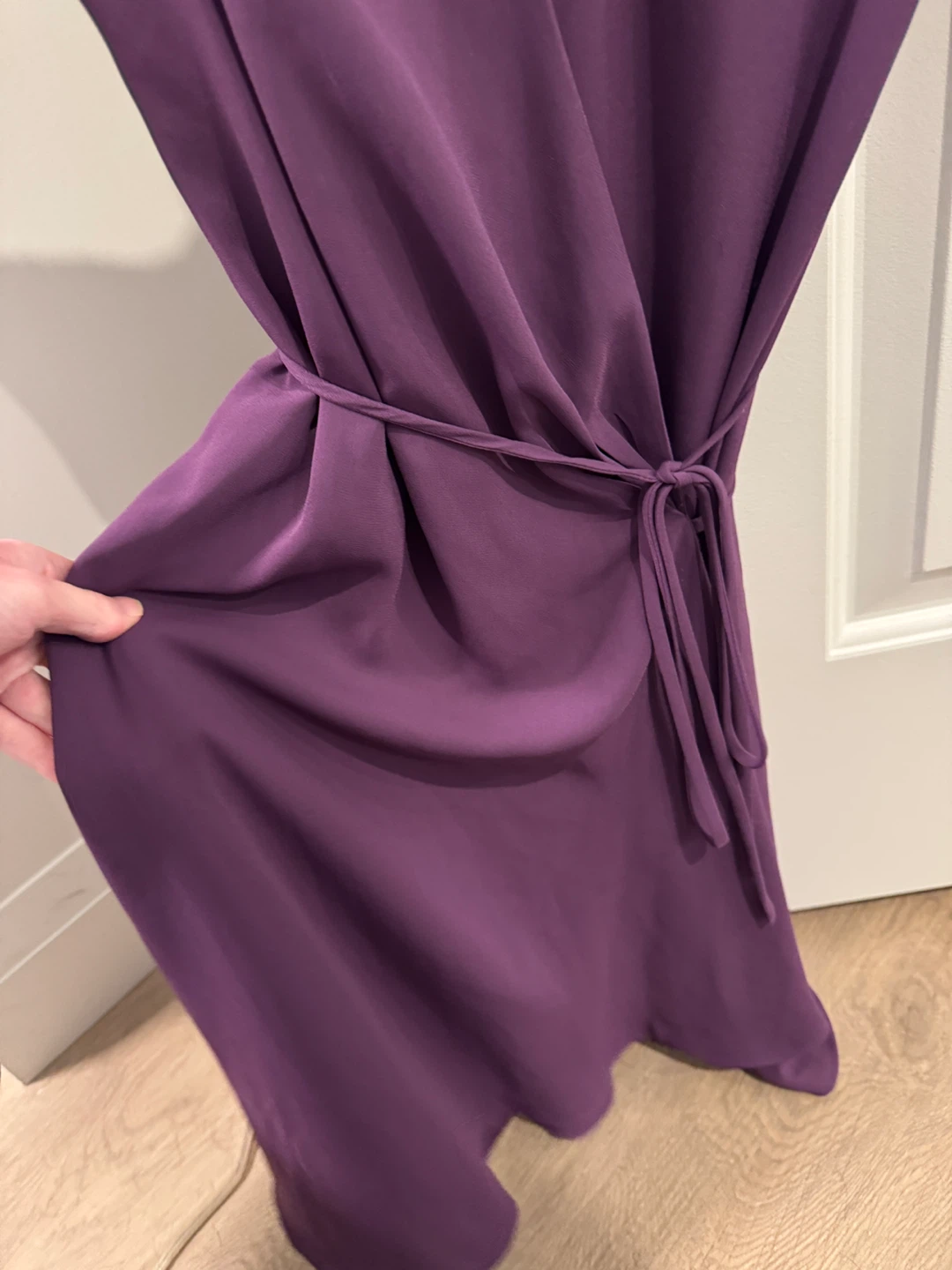 Aritzia purple wrap dress, size small - photo 2