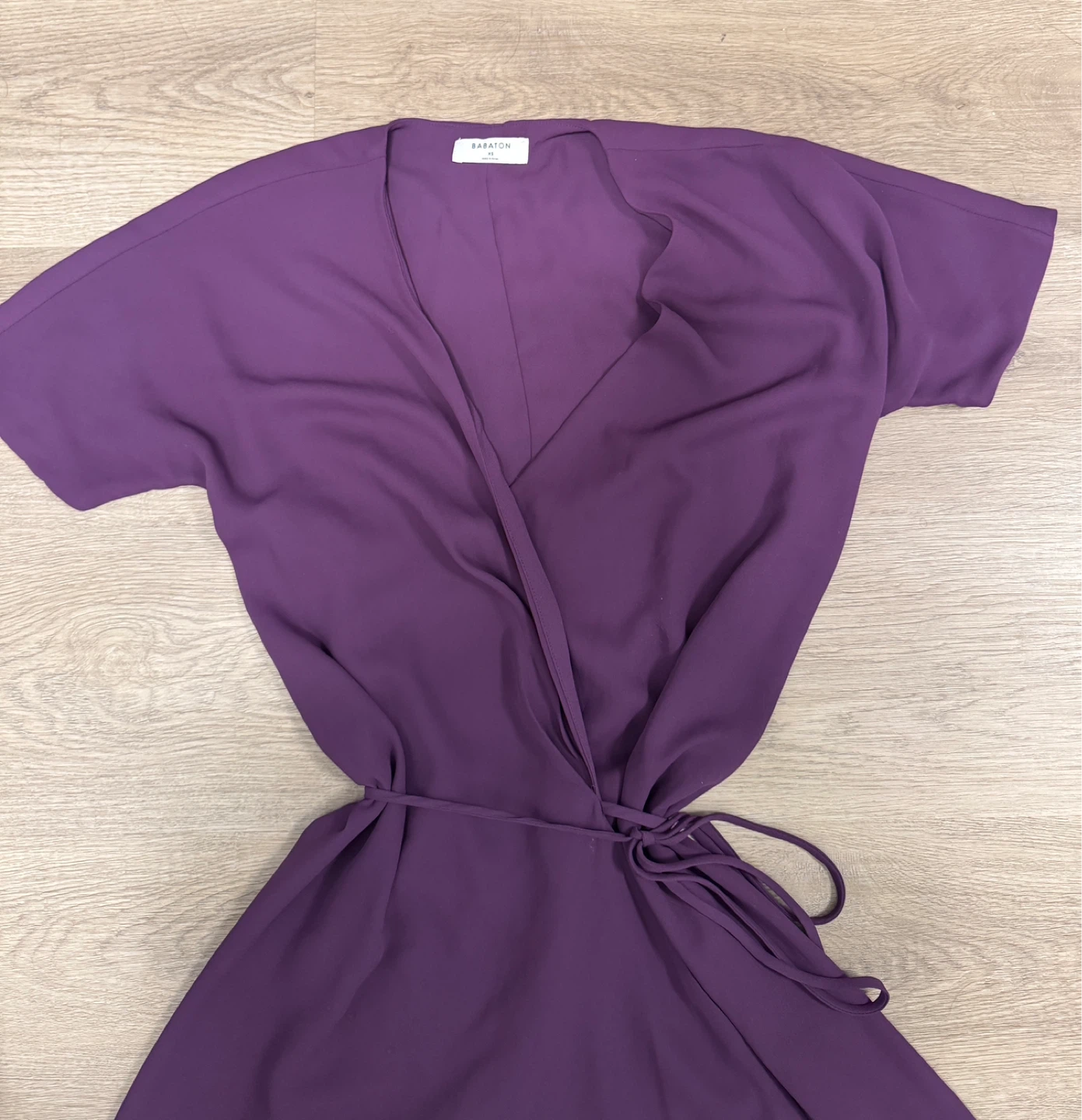 Aritzia purple wrap dress, size small - photo 5