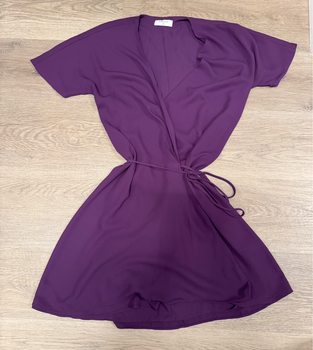 Aritzia purple wrap dress, size small - photo 4