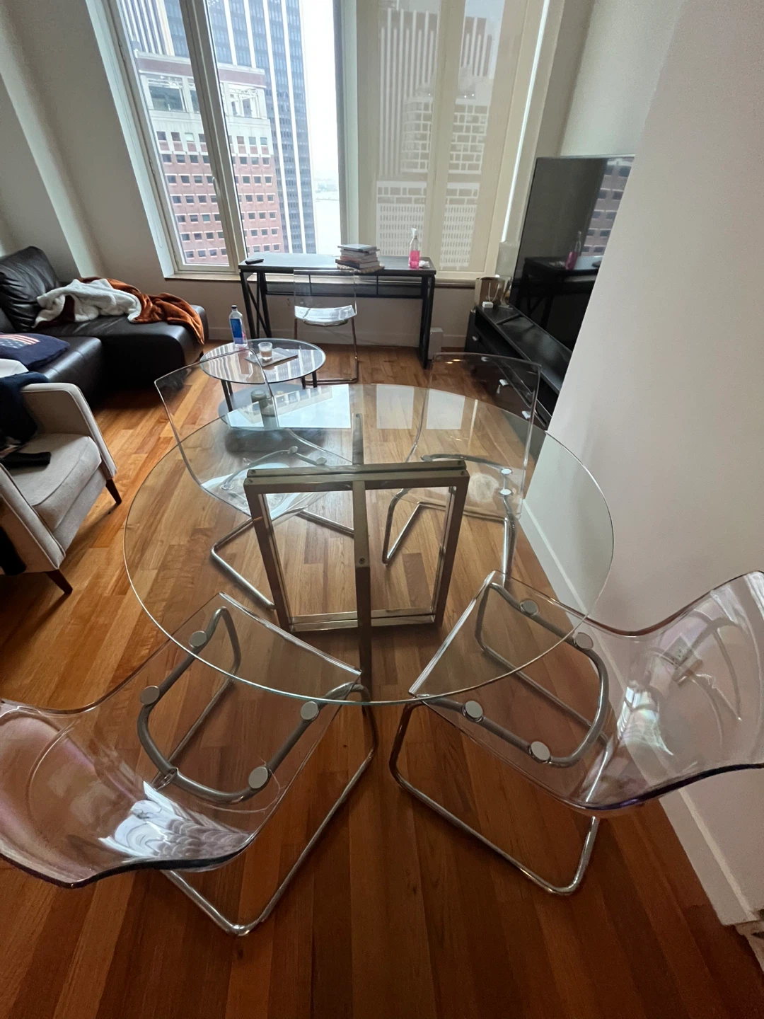 Glass Top Dining Table - photo 4