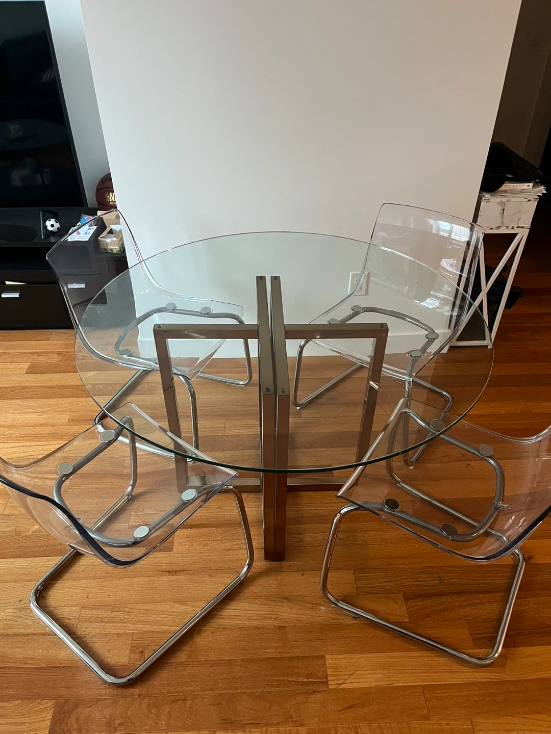 Glass Top Dining Table - photo 3