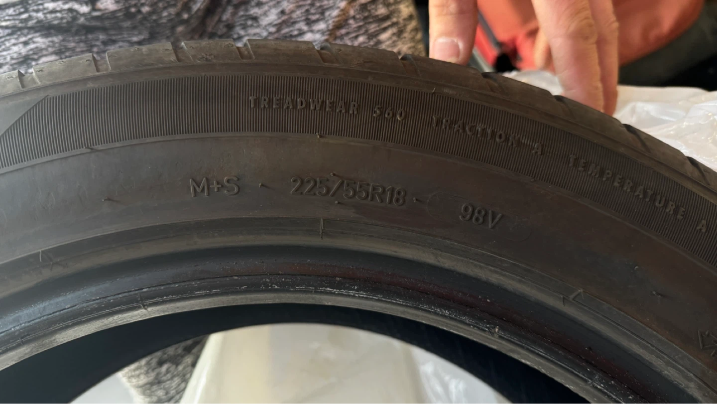 Goodyear 225/55R18 98V M+S Tire - photo 3