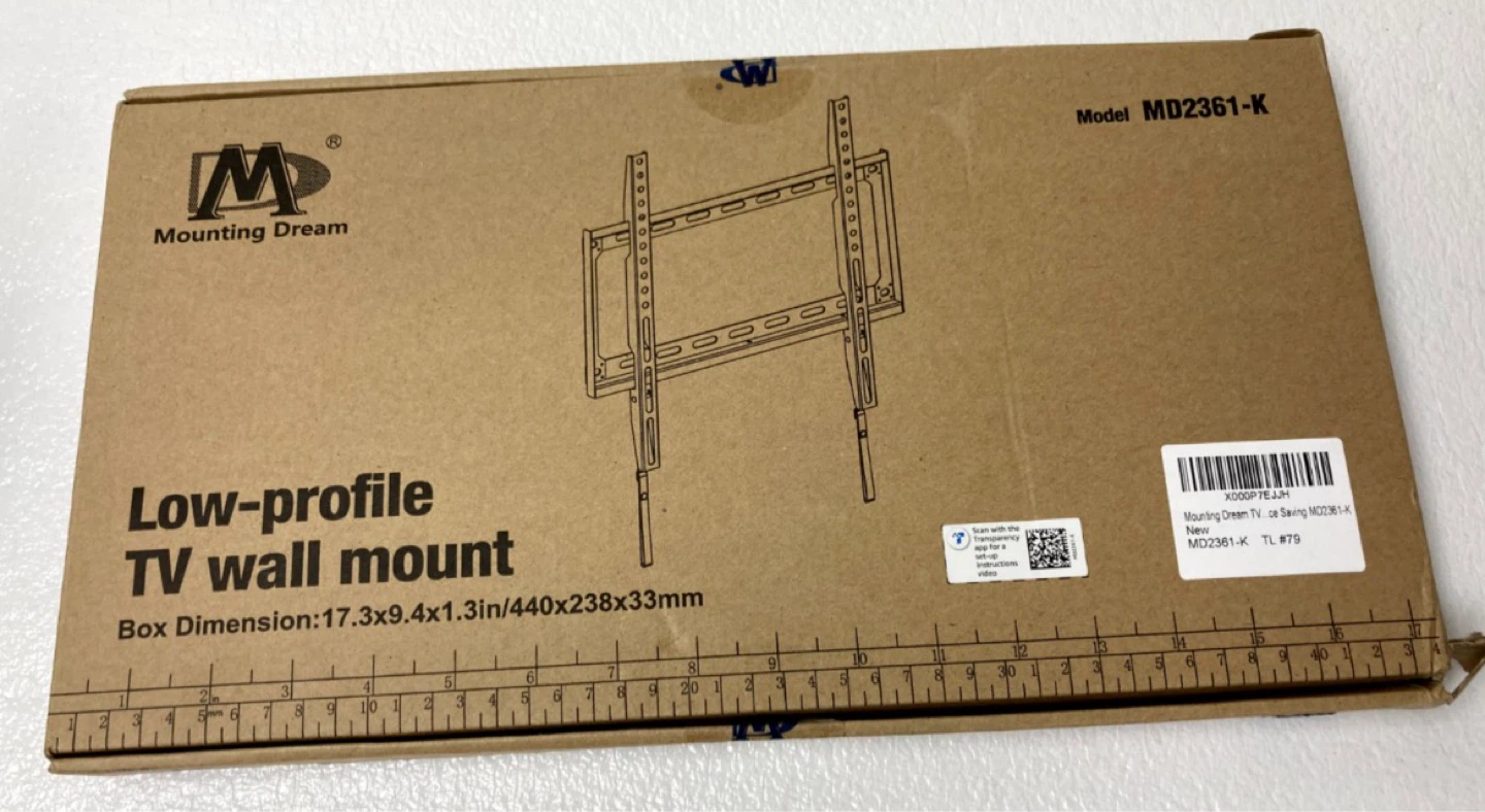 📺 Mounting Dream MD2361-K Low Profile Fixed TV Wall Mount 📺
