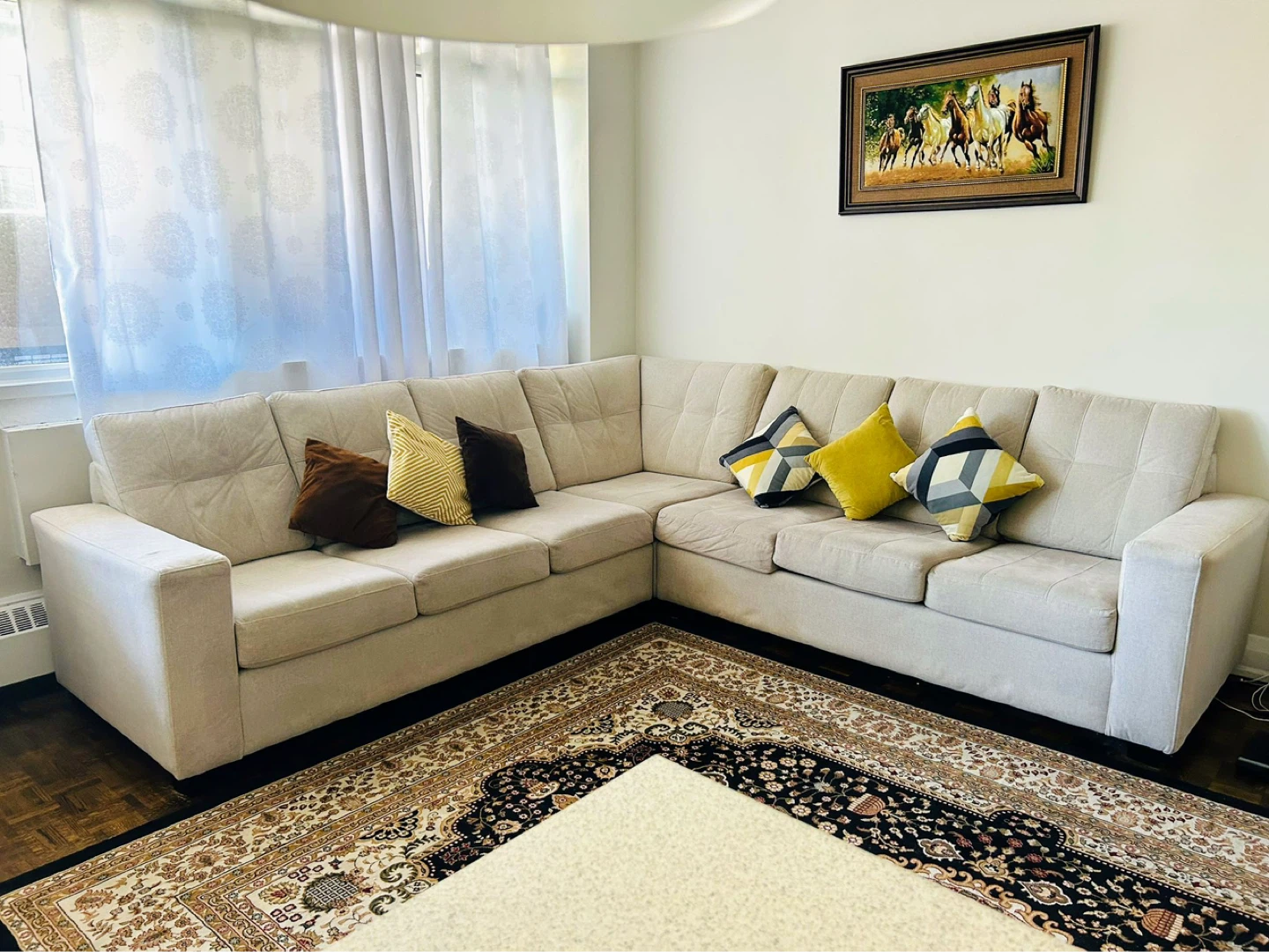 Sectional Sofa - Light Beige