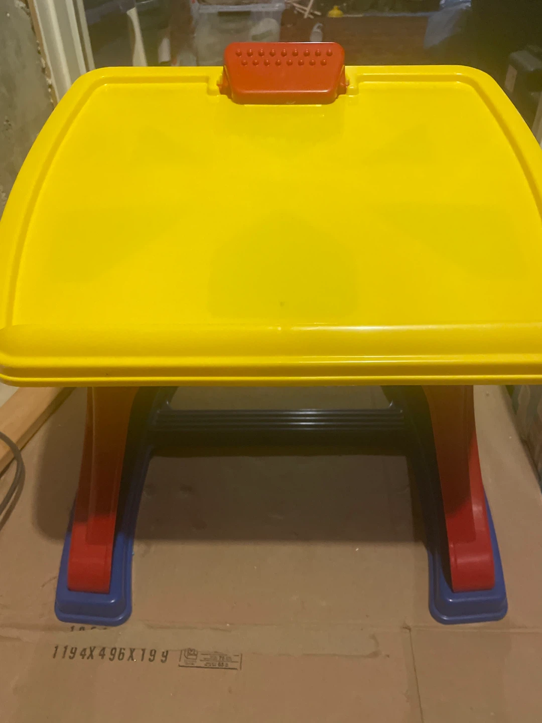 Kid's Yellow Art Easel
