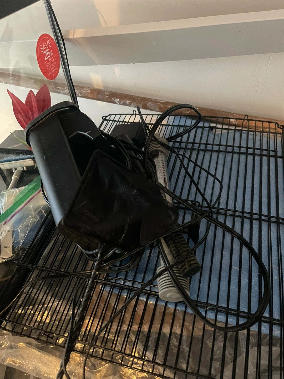 Aquarium with Filter and Heater - photo 2