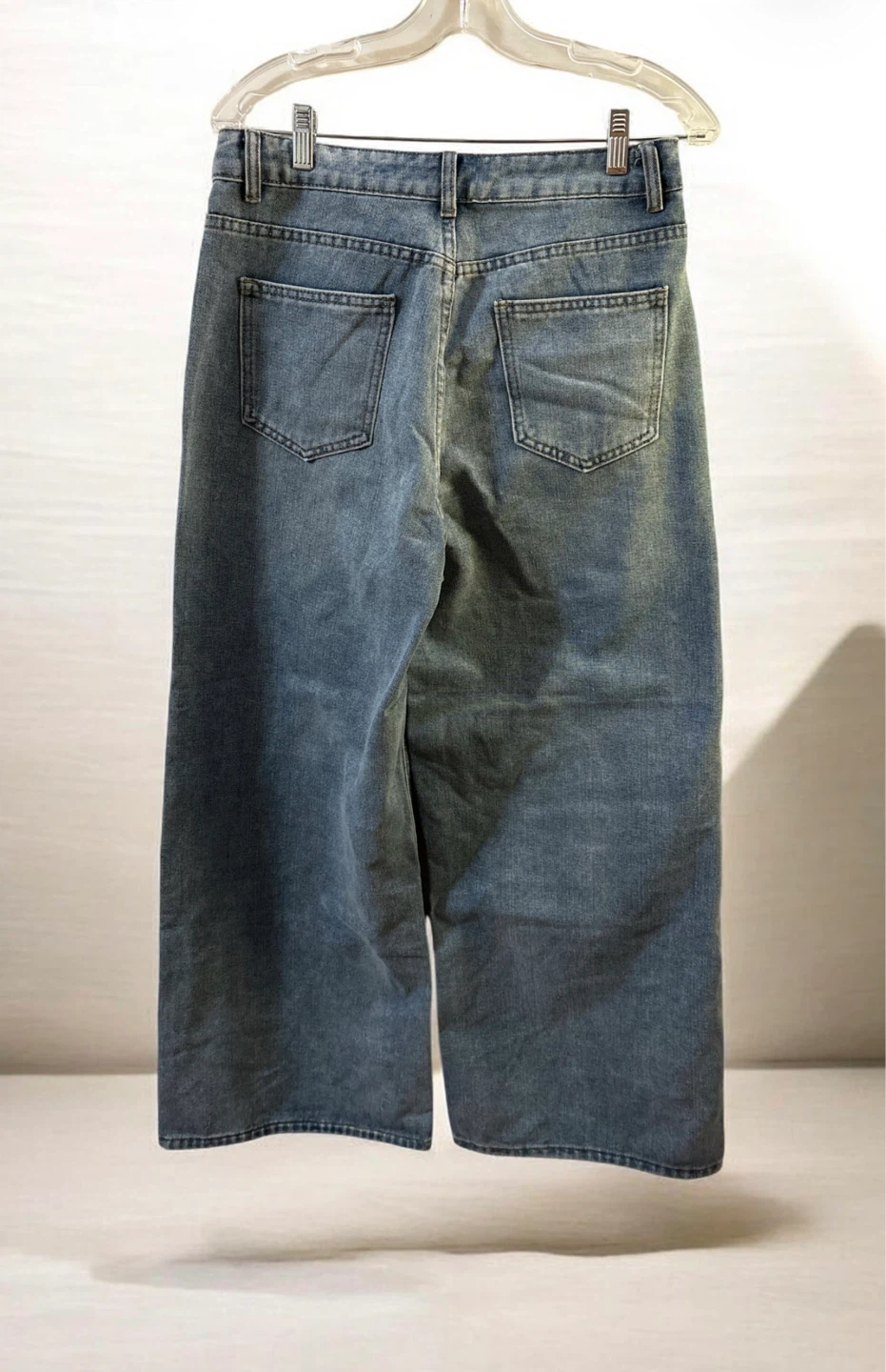 Dazy Women's Wide Leg Jeans - Blue Denim - photo 3