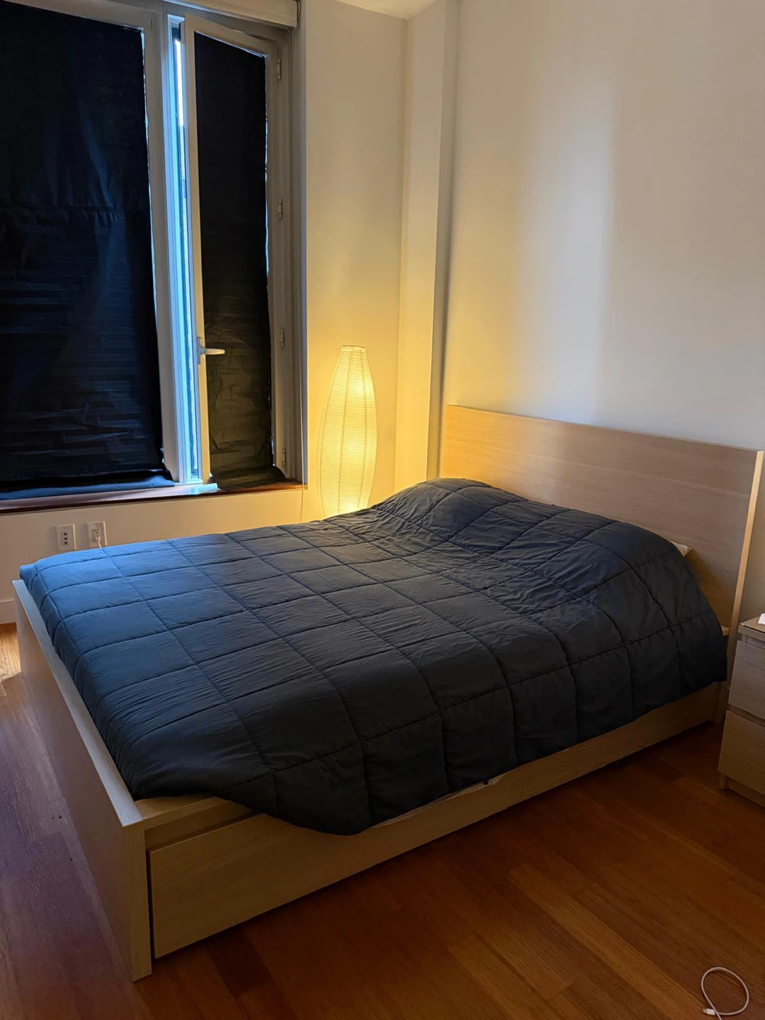 IKEA MALM Natural Queen Bed