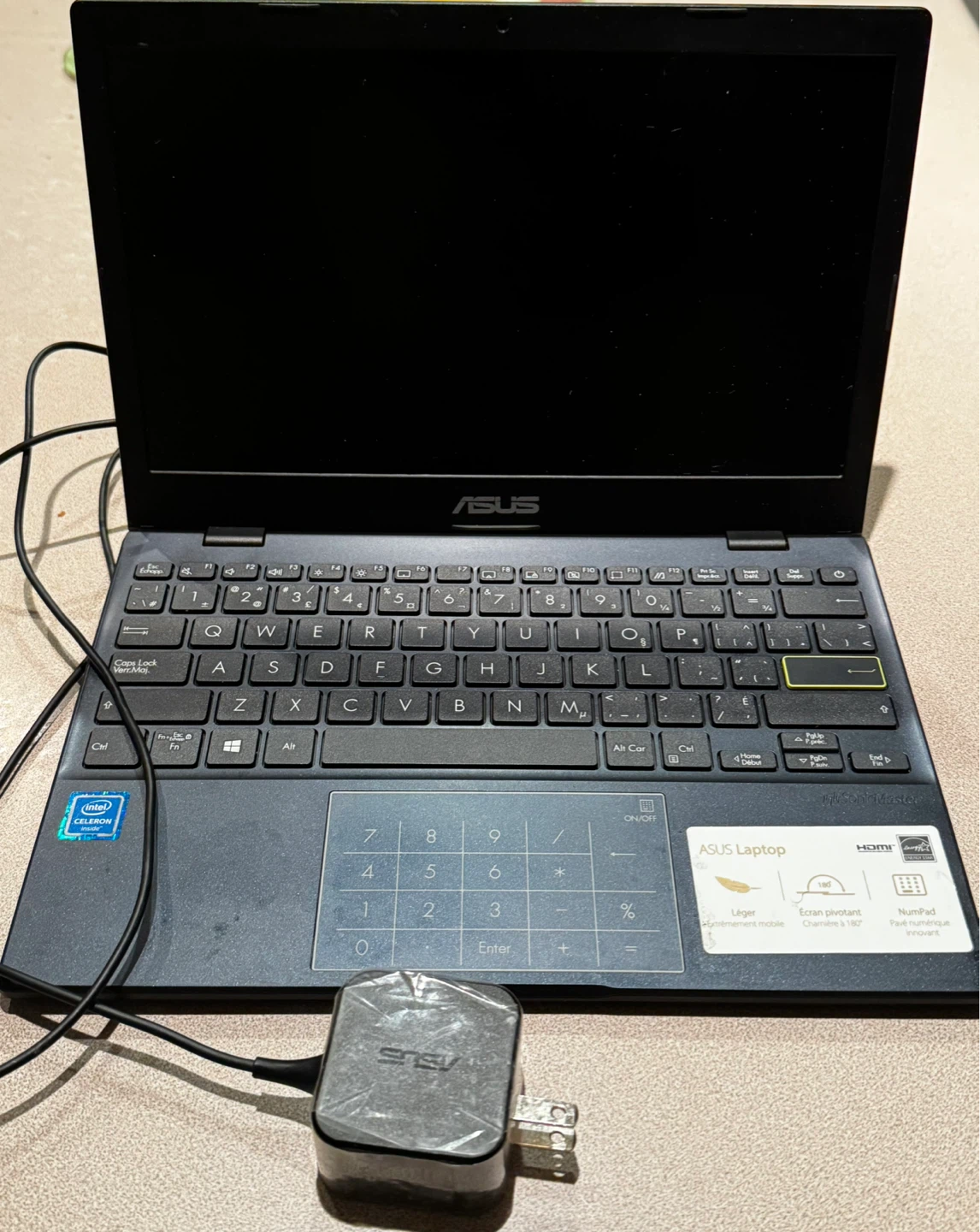 ASUS Laptop with Charger