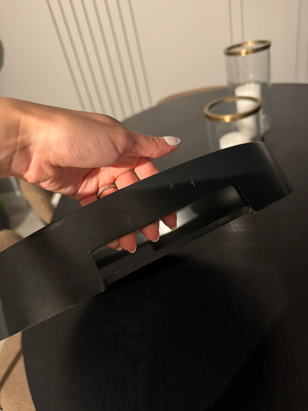 Black Serving Tray - photo 3