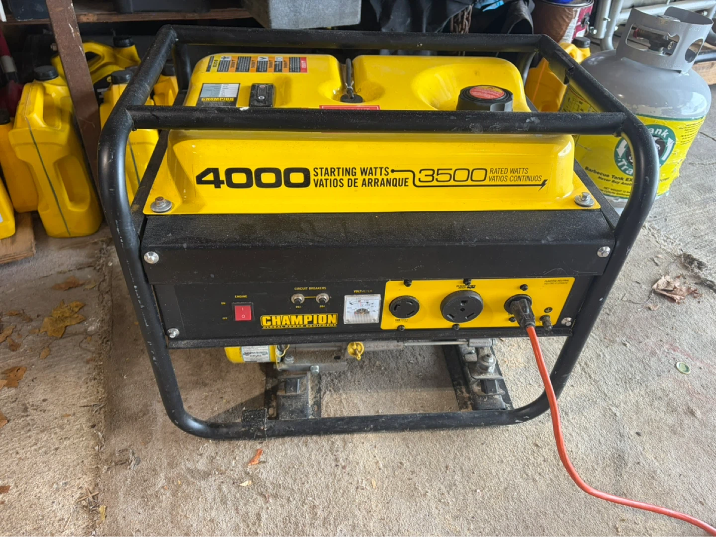 Champion 4000 Starting Watts Generator