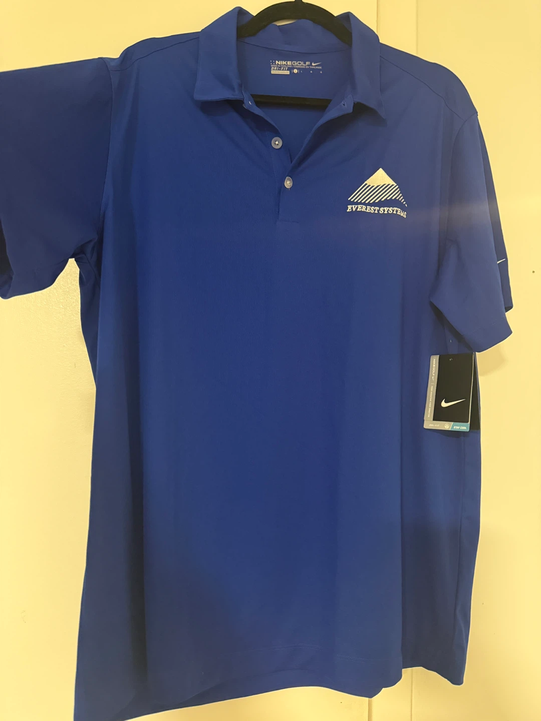 Nike Golf Dri-FIT Men's Royal Blue Polo Shirt Size Large - photo 3