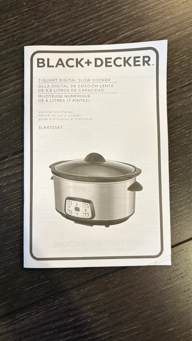 Black and Decker Slowcooker - photo 3