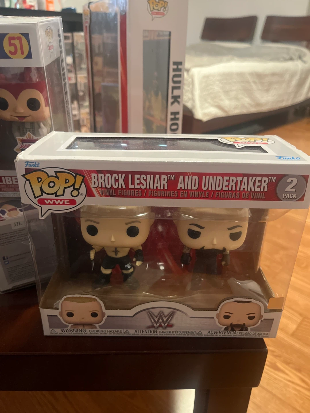 Funko Pop! WWE Brock Lesnar and Undertaker Vinyl Figures 2 Pack