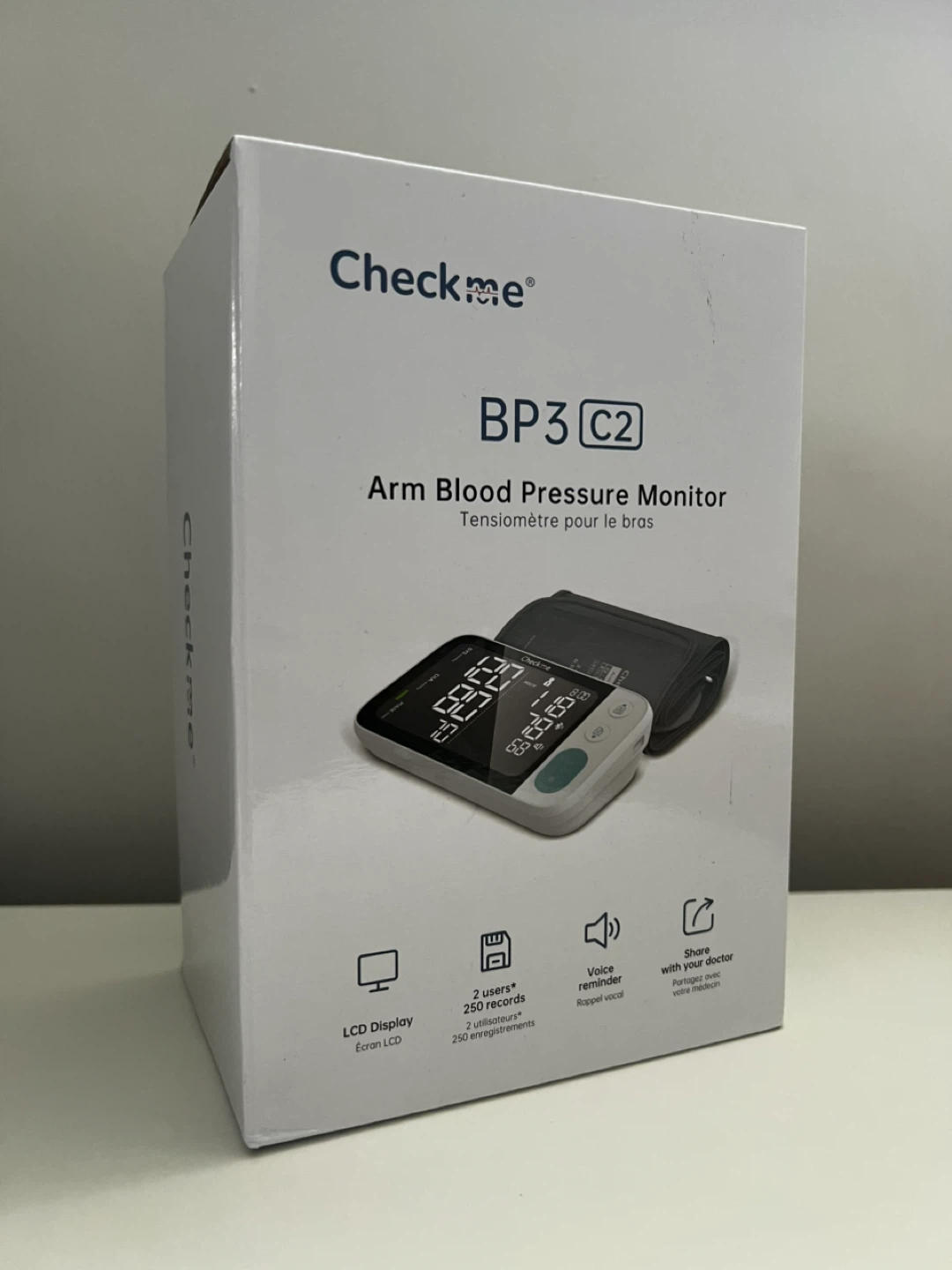 Checkme BP3 C2 Arm Blood Pressure Monitor with Case