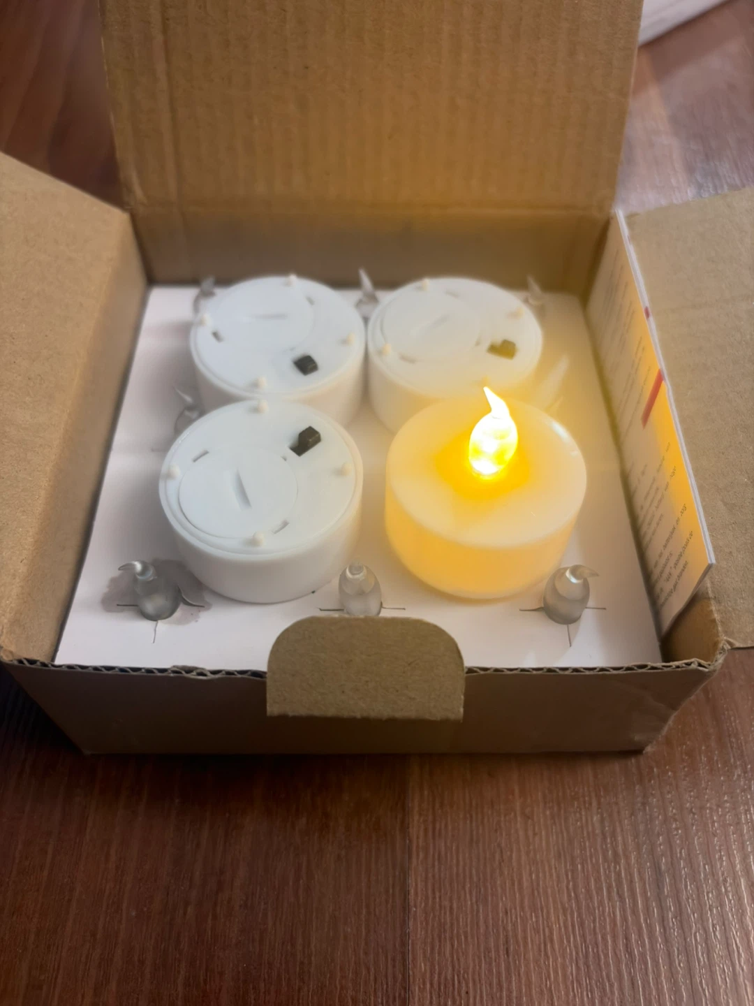 Set of 12 LED Flameless Tealight Candles