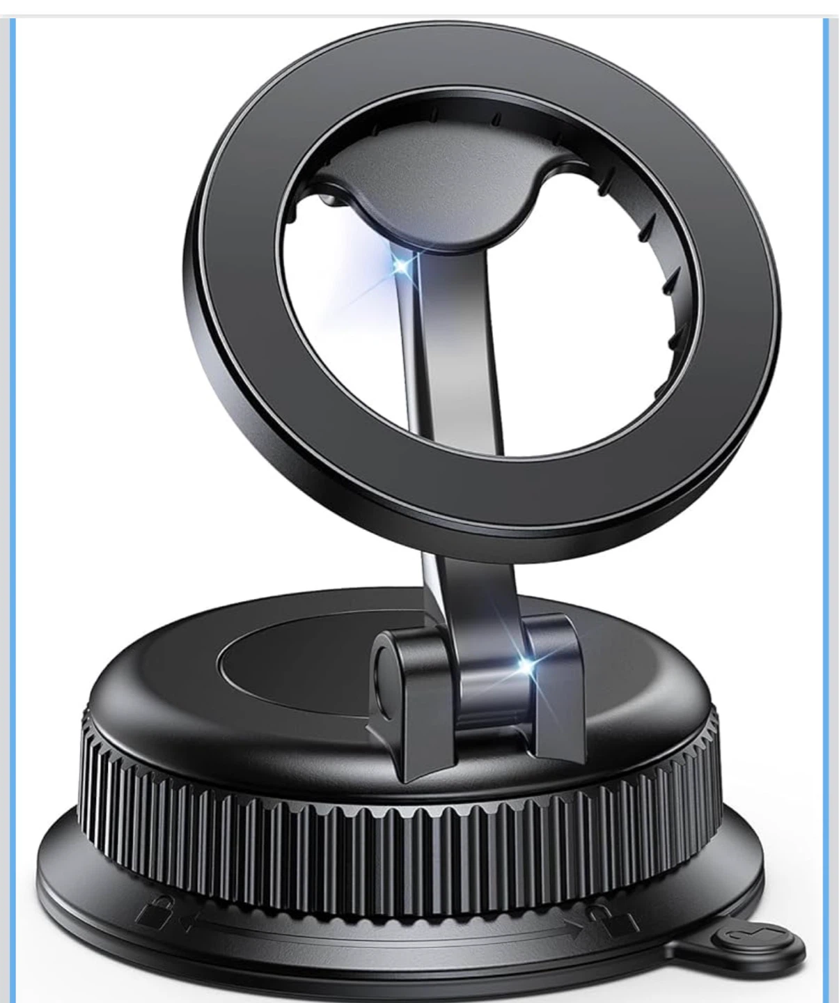 Universal Car Phone Mount with Magnetic Grip
