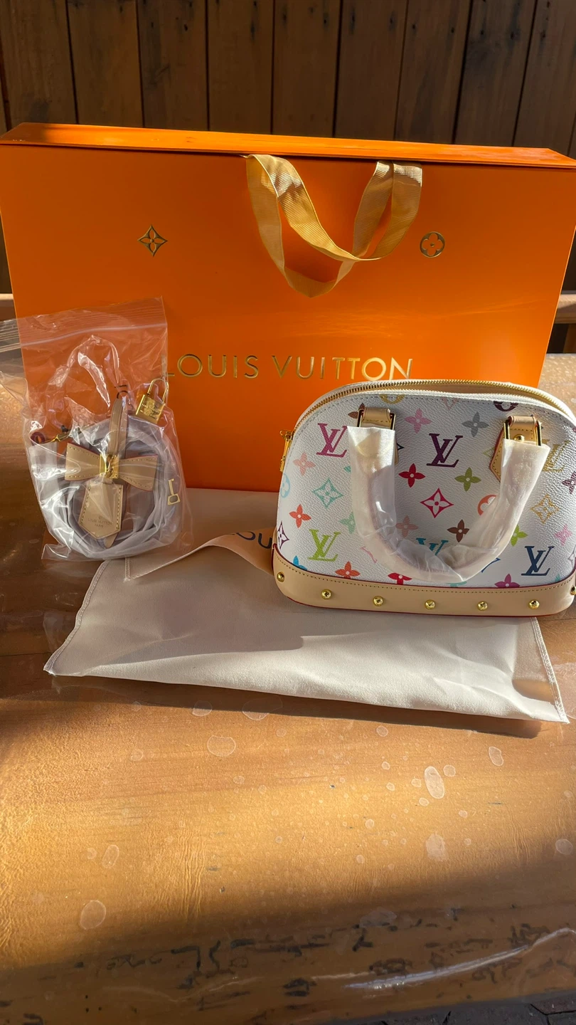 Louis Vuitton Alma BB Monogram Multicolore White - photo 5