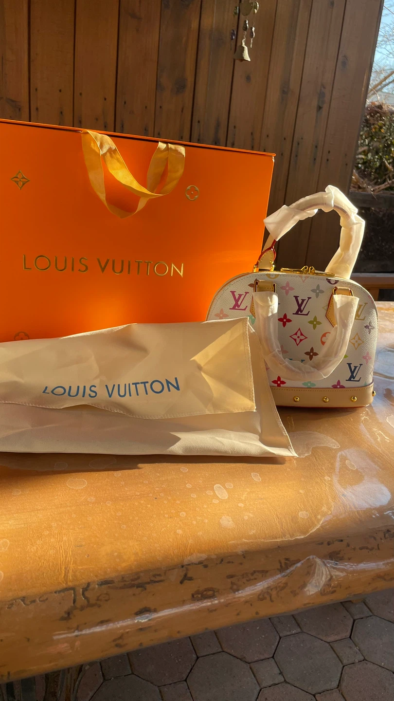 Louis Vuitton Alma BB Monogram Multicolore White - photo 3
