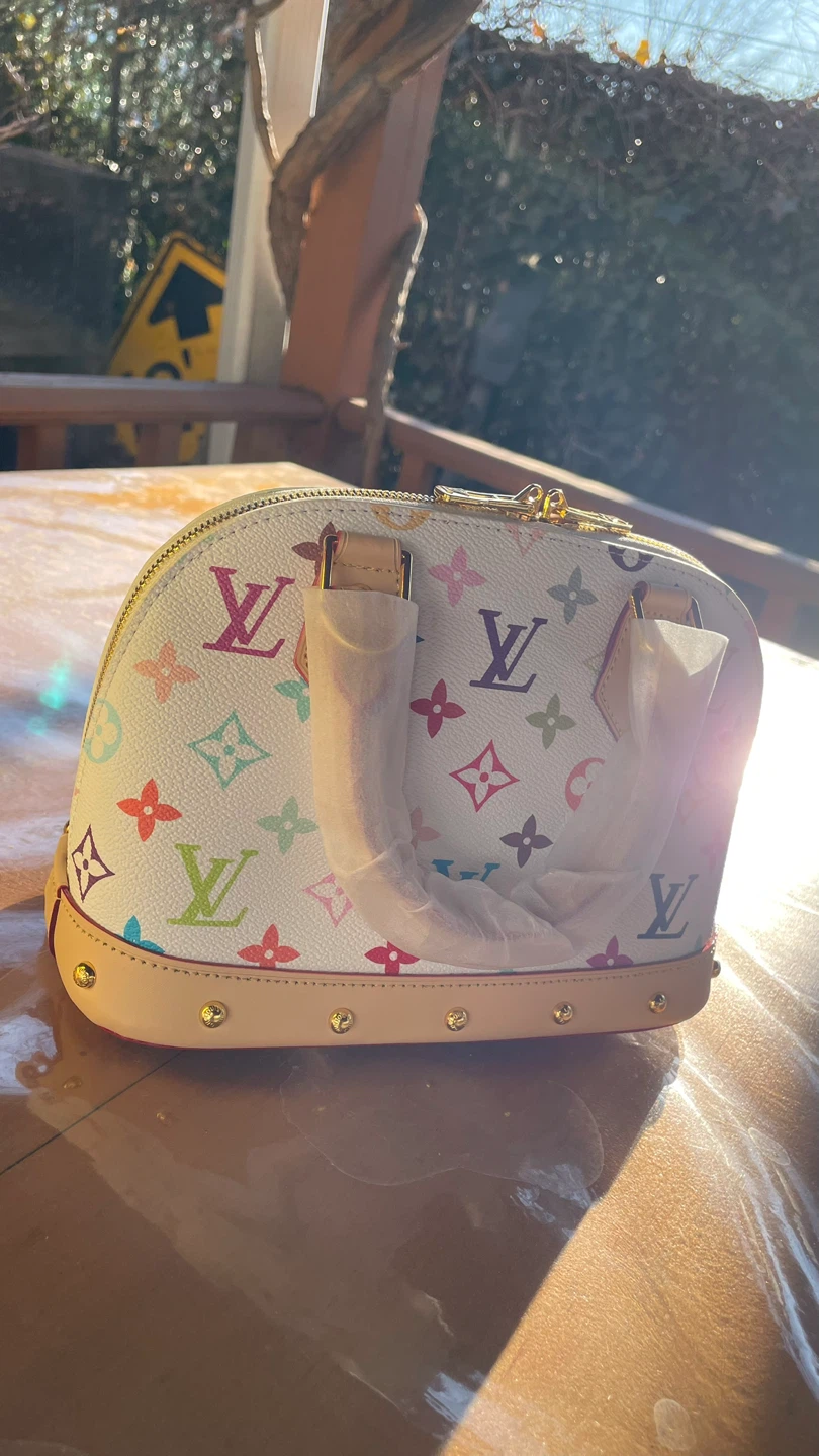 Louis Vuitton Alma BB Monogram Multicolore White