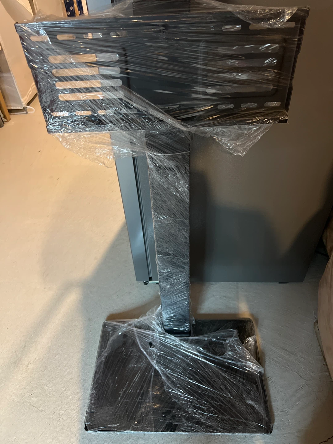 Black TV Stand with Mount