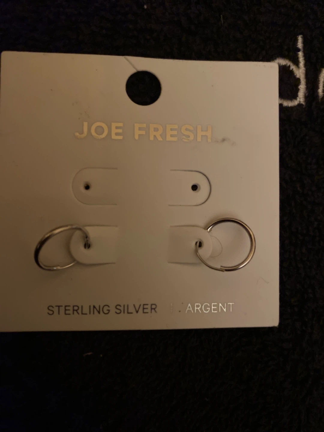 Joe Fresh Sterling Silver Hoop Earrings