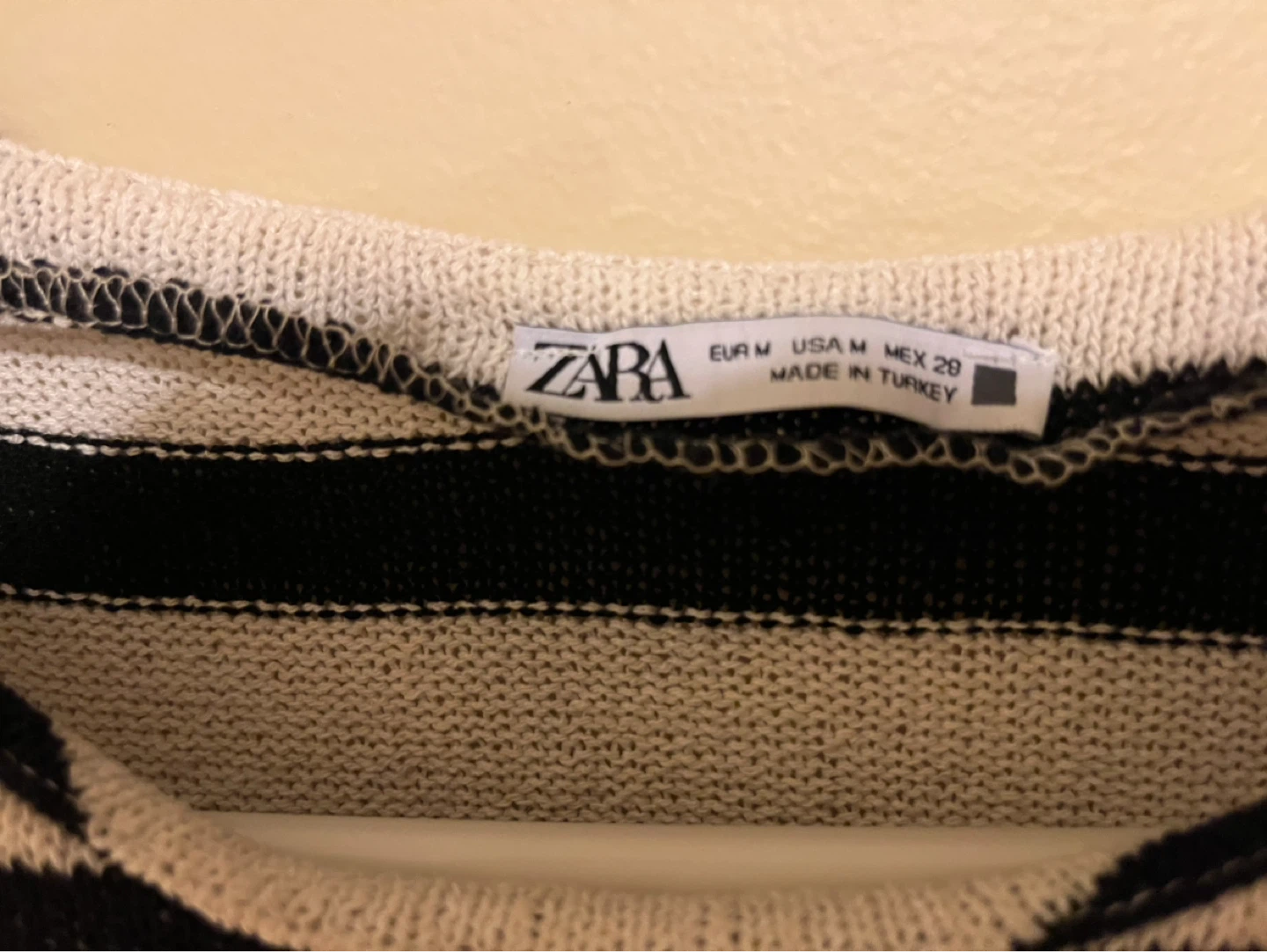 Zara striped top - New - photo 3