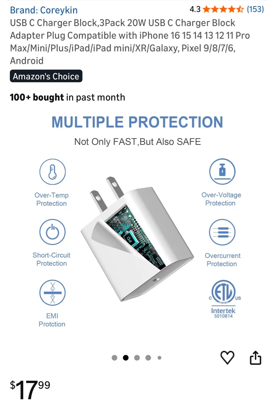 USB-C Charger 20W - photo 3