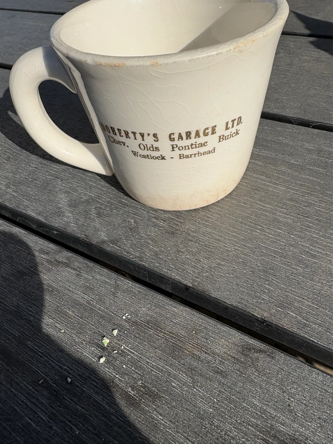 Vintage Chevrolet Garage Mug